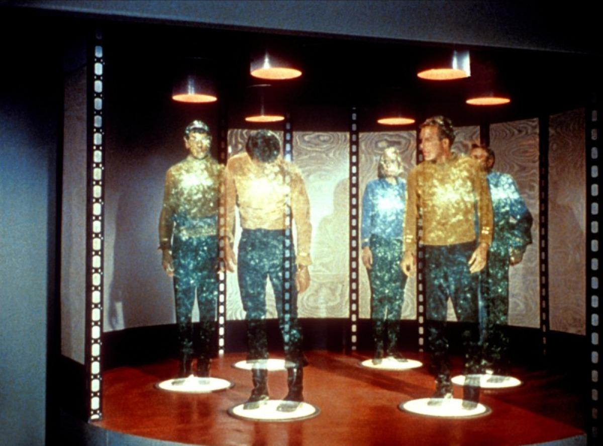 Teleportering fra den første Star Trek-serien.Foto: CBS