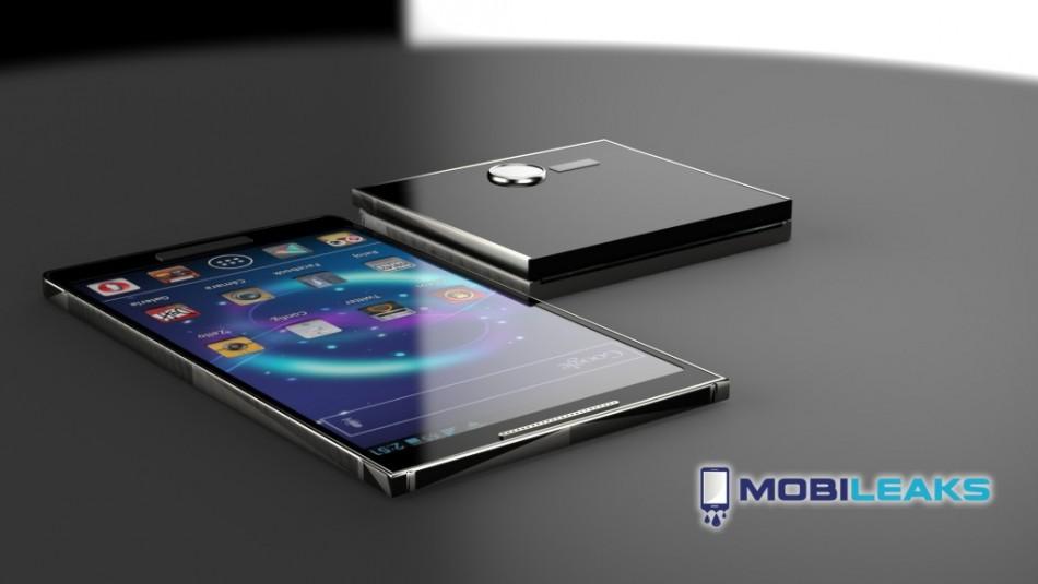 OBS! Dette er KUN et konseptbilde av "Samsung Galaxy S5".Foto: MobiLeaks