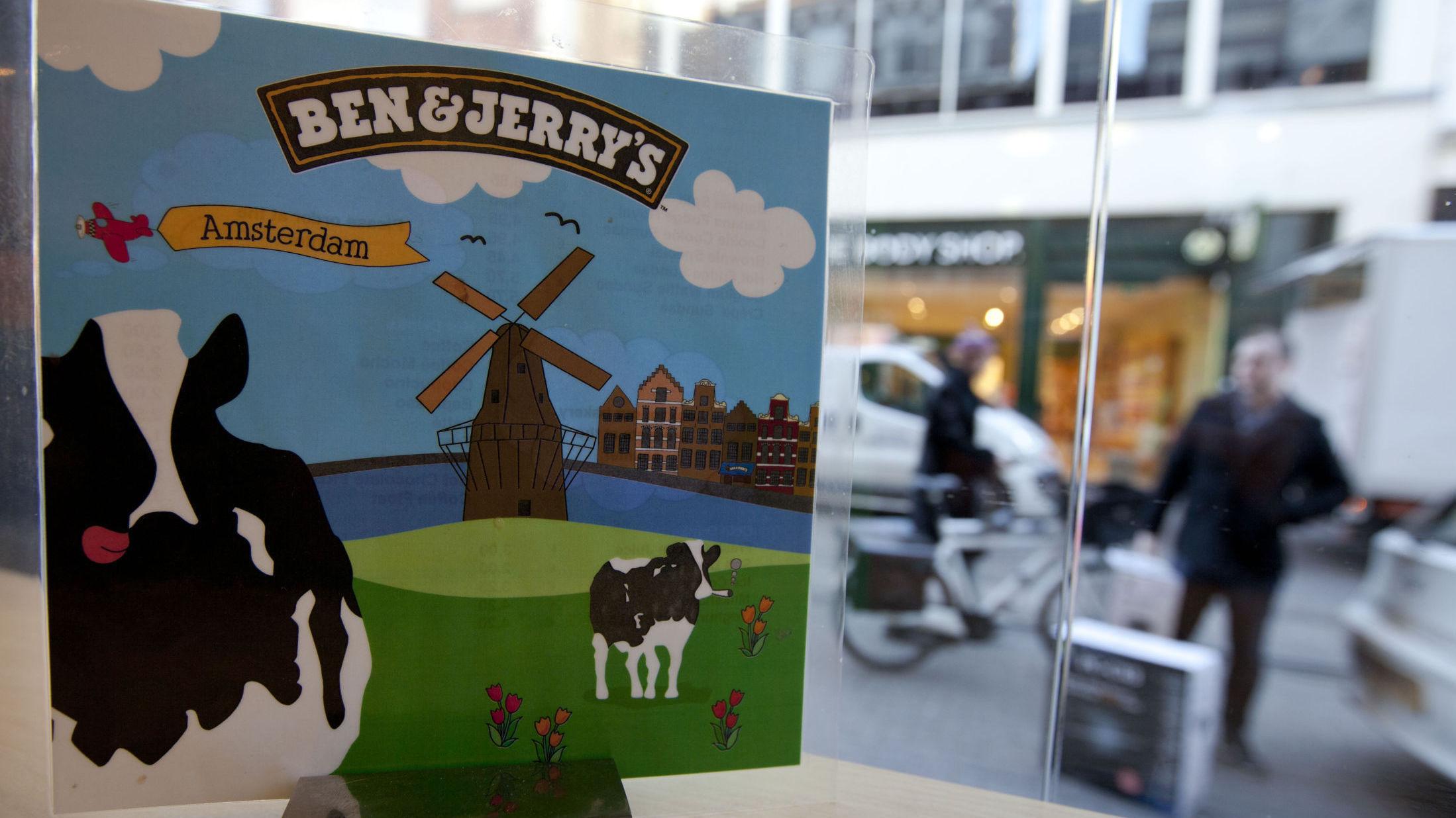 POPULÆRE: Det amerikanske iskremselskapet Ben & Jerry's ble startet i Vermont i 1978. Foto: AP