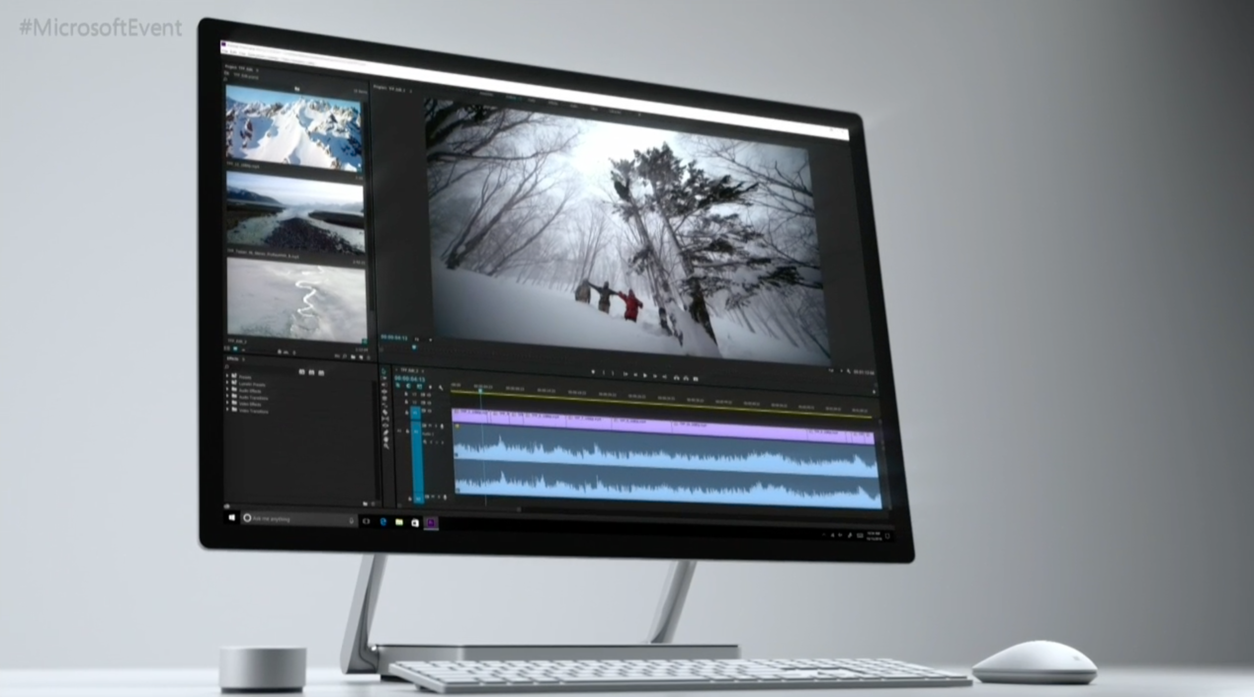Surface Studio med Surface Dial. Bilde: Microsoft