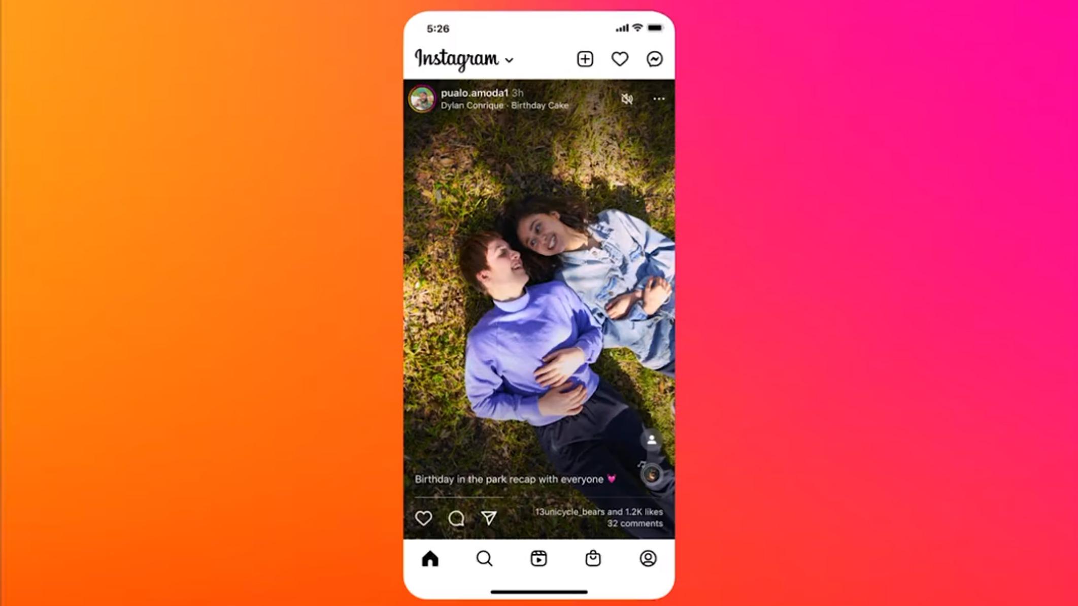 Instagram tester større bilder i feeden