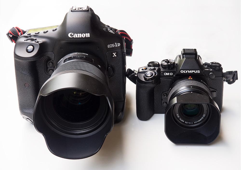 Forskjellige filosofier: Sigma 50mm Art F1.4 DG HSM på Canon 1D X og Panasonic 25mm F1.4 på Olympus E-M1