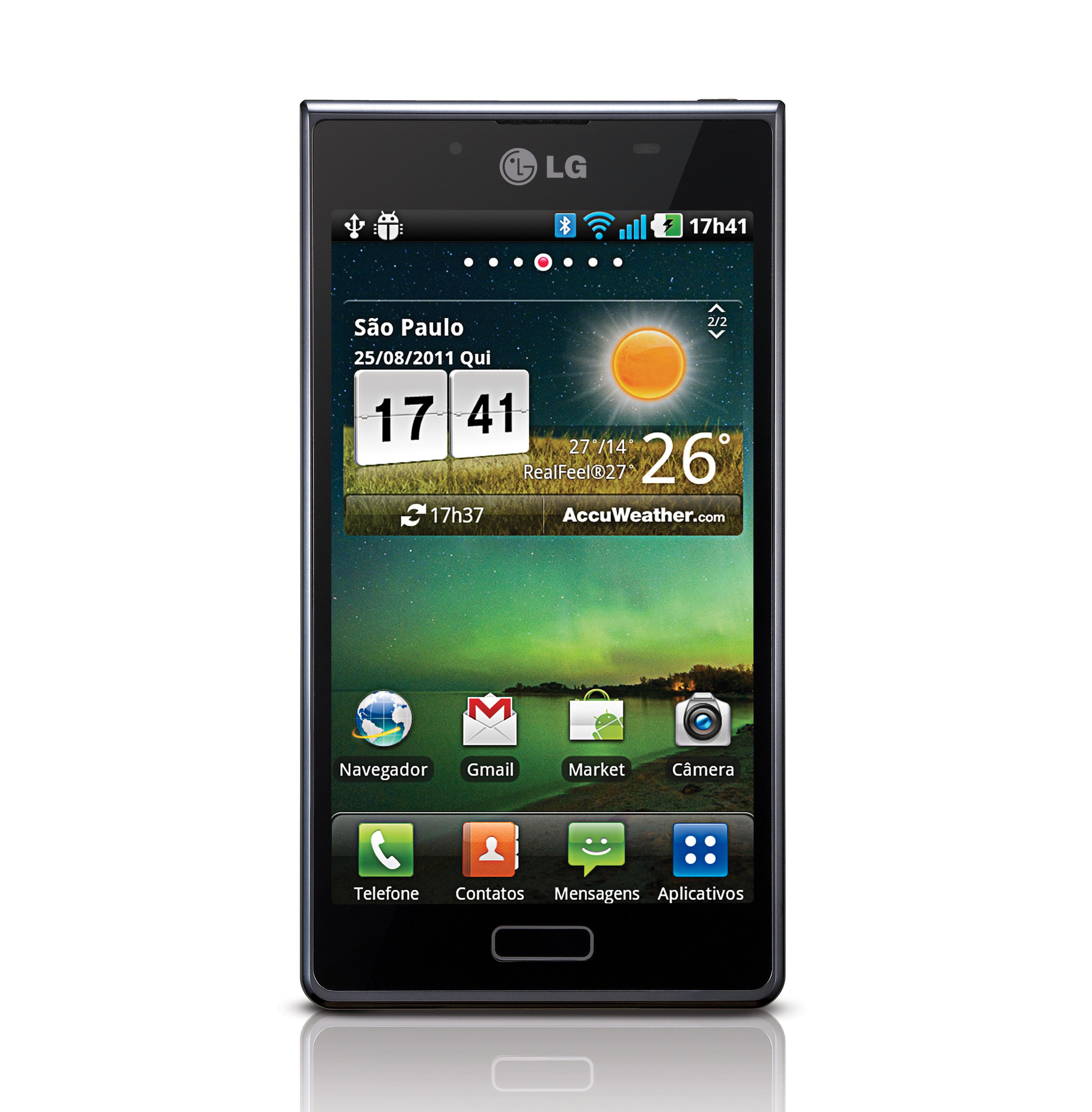 Optimus L7 er den største av telefonene i LGs nylanserte L-serie.