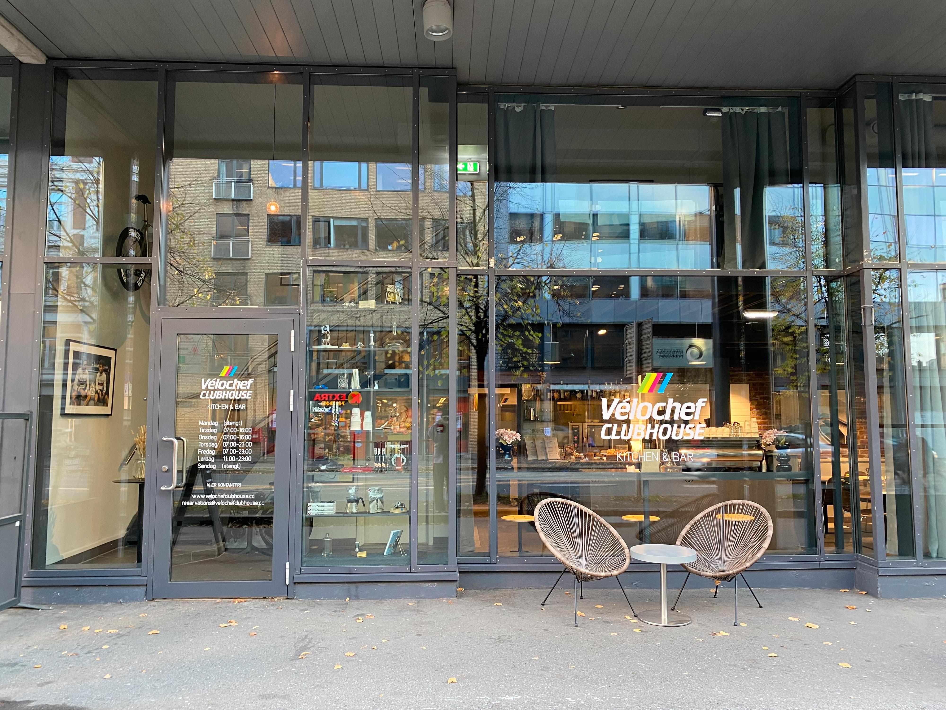 Velochef ligger i Hausmannsgate midt i Oslo sentrum. 