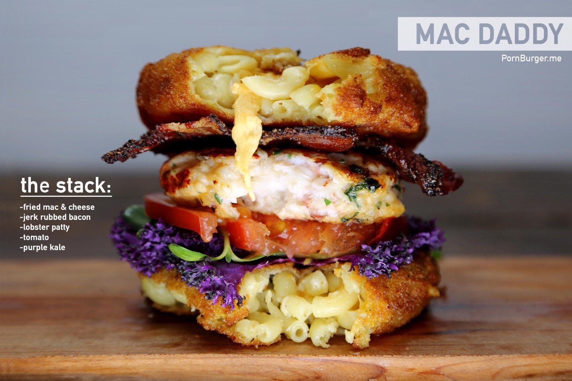 SYNDIG: The Mac Daddy Burger er bare én av mange burgere med spennende kombinasjoner. FOTO: Mathew Ramsey