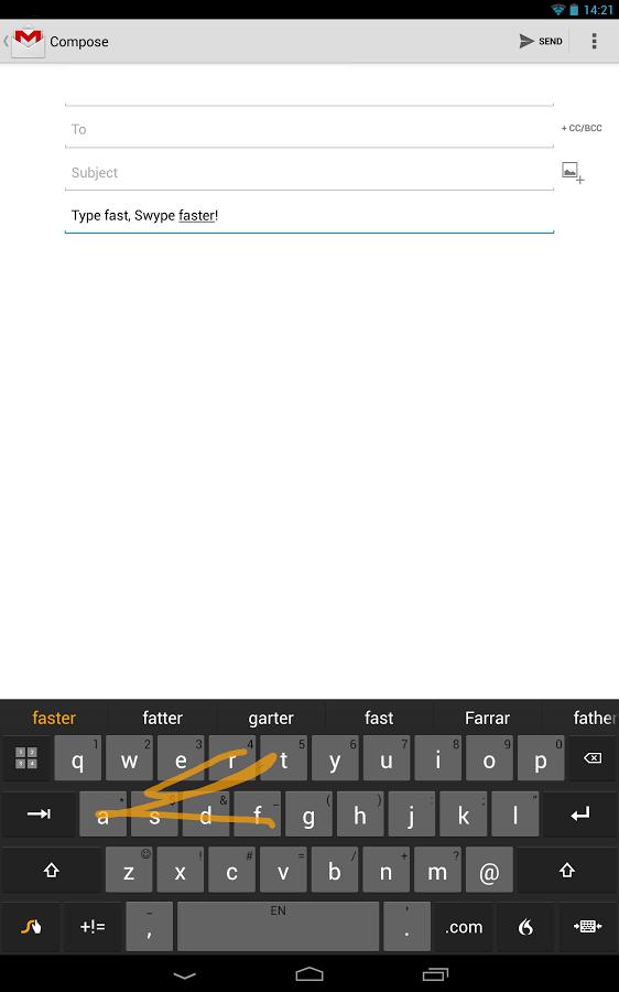 Av alle tastaturene du kan legge inn på Android-telefoner, er kanskje Swype det mest populære.Foto: Nuance