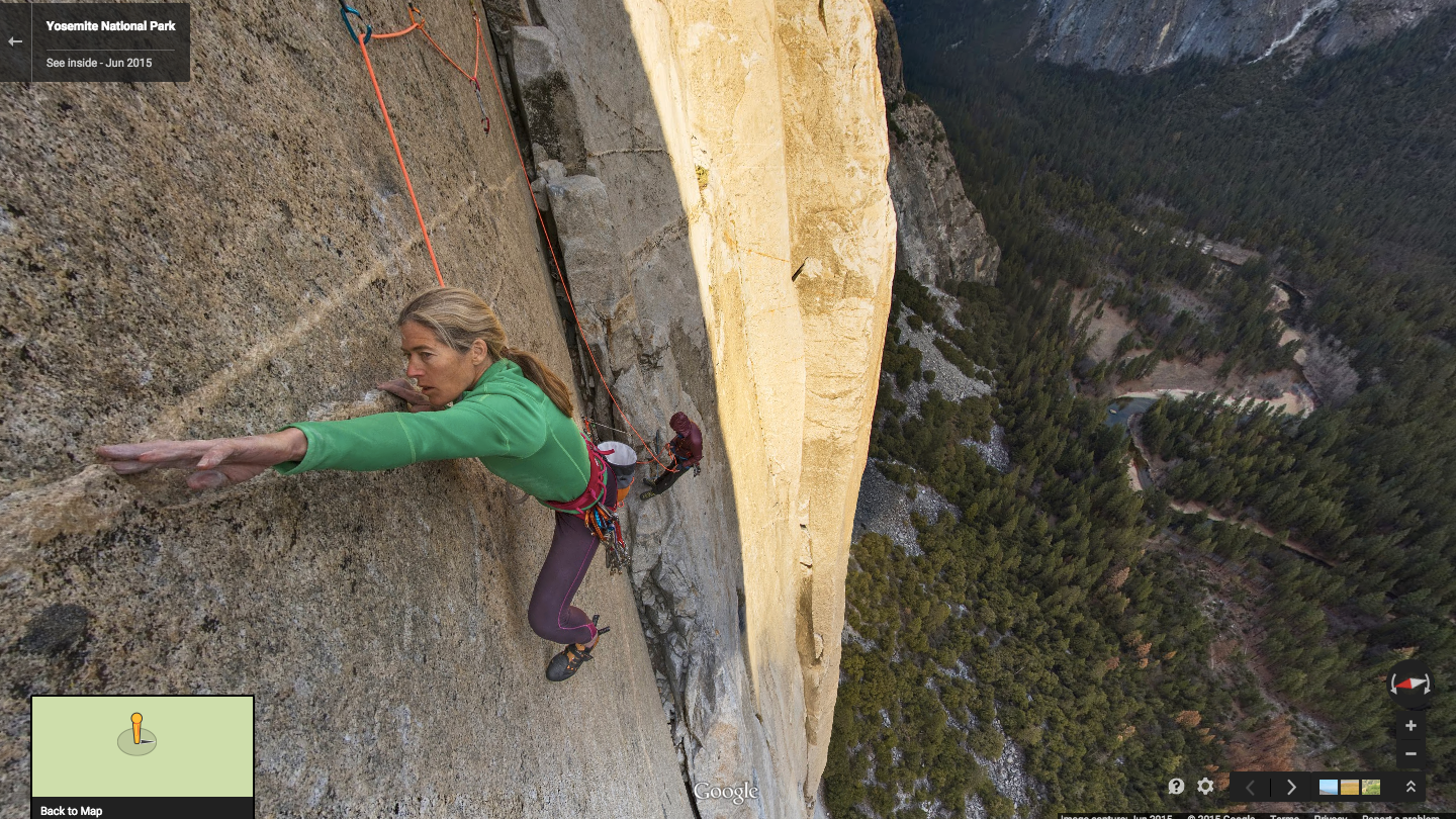 Nå kan du klatre i et av verdens farligste fjell med Street View