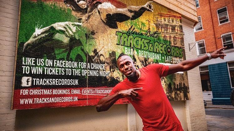 KOMMER TIL LONDON: Den tidligere friidrettsutøveren og verdensrekordholderen Usain Bolt åpner den Jamaica-inspirerte restauranten Tracks and Records i oktober. Foto: Tracks and Records.