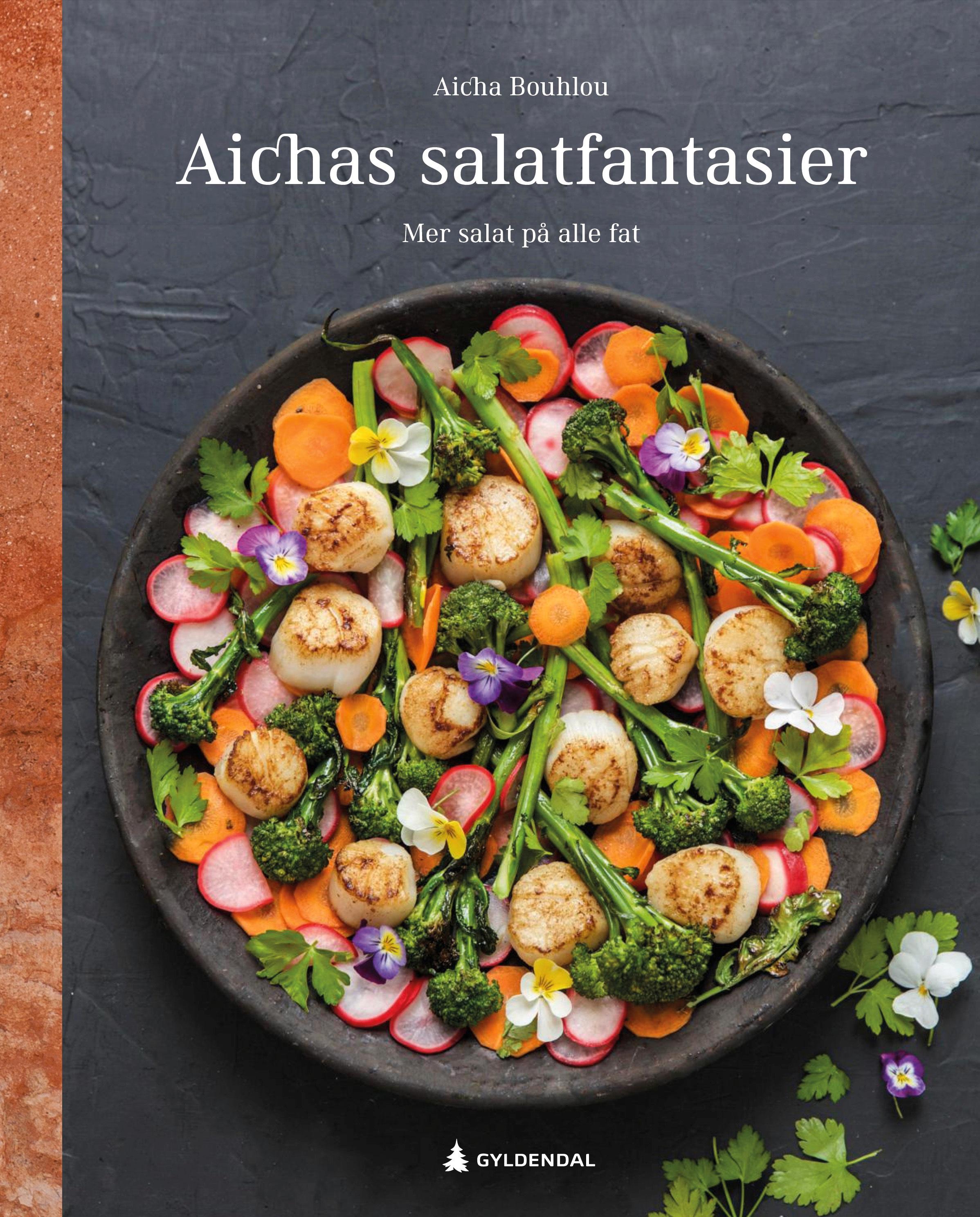 SALATFANTASI: Aicha Bouhlou står bak kokeboken på andreplass, nemlig «Aichas salatfantasier».