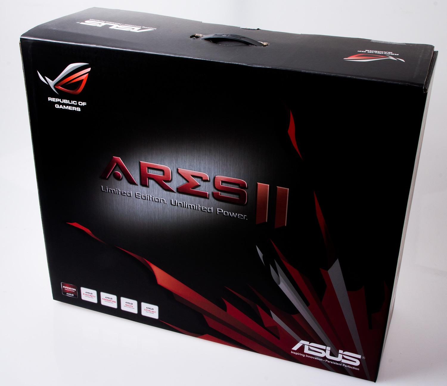 Asus ROG Ares II: Produkteske.Foto: Varg Aamo, hardware.no