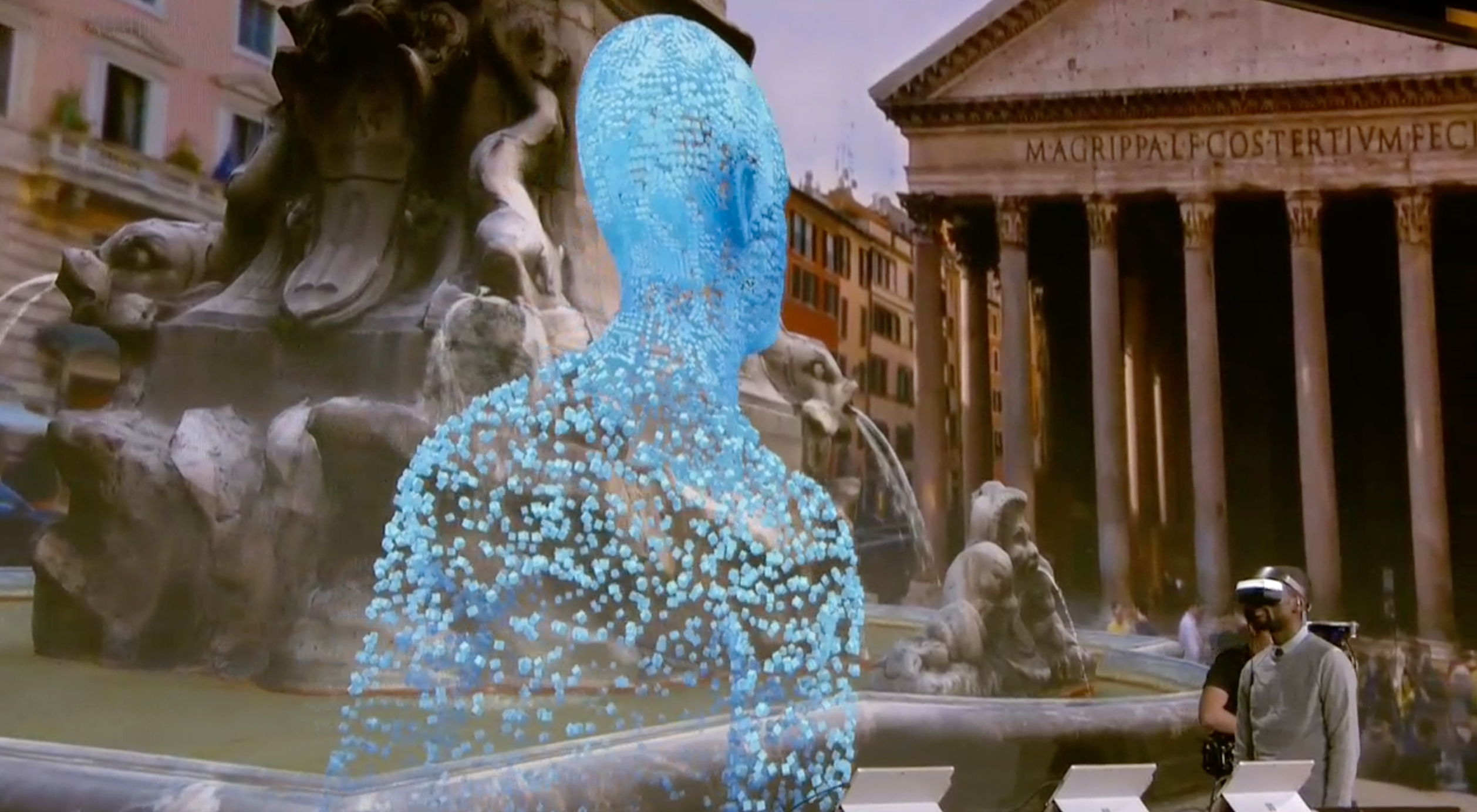 Her er en VR-variant av Pantheon i Roma.