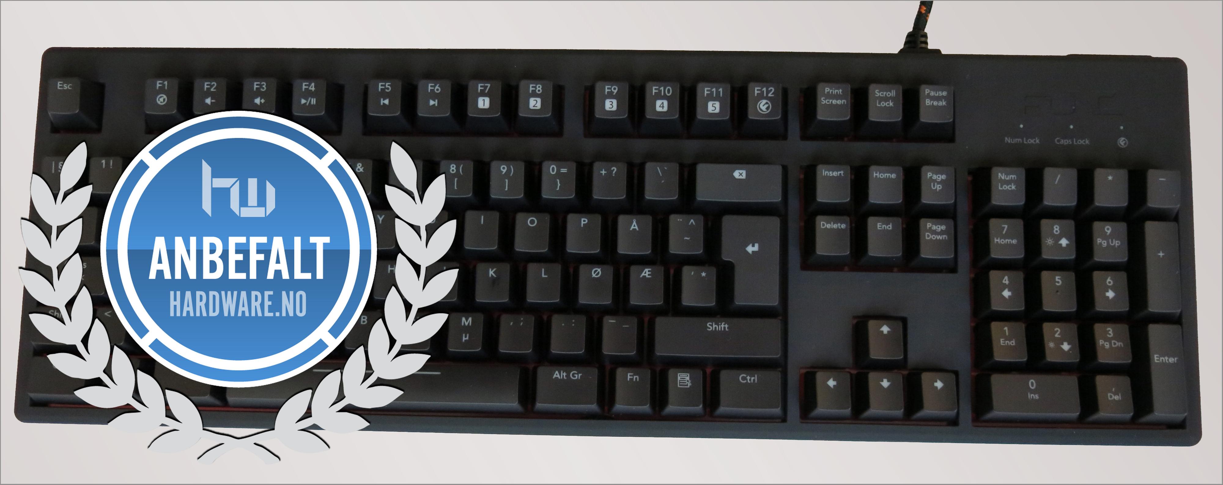 Func KB-460 anbefales som et godt og allsidig spilltastatur.