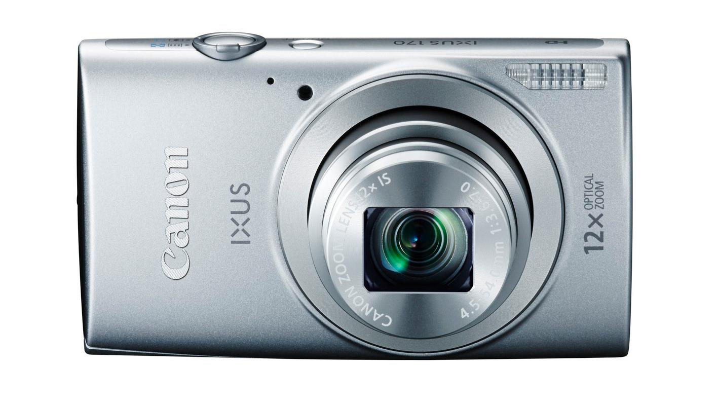 Et «vanlig» kompaktkamera, her illustrert med Canon IXUS 170.