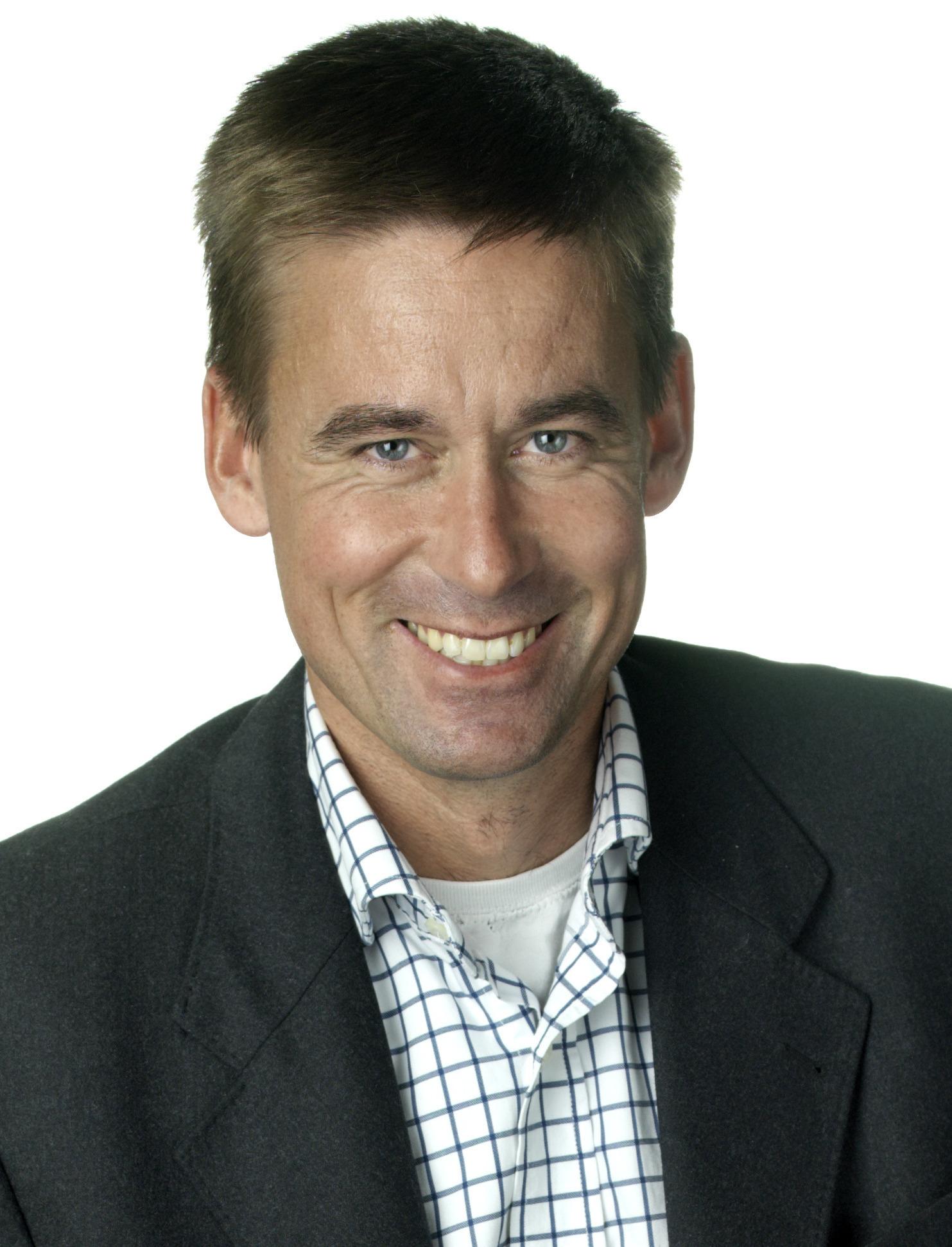 August Baumann, administrerende direktør i NetCom.Foto: NetCom