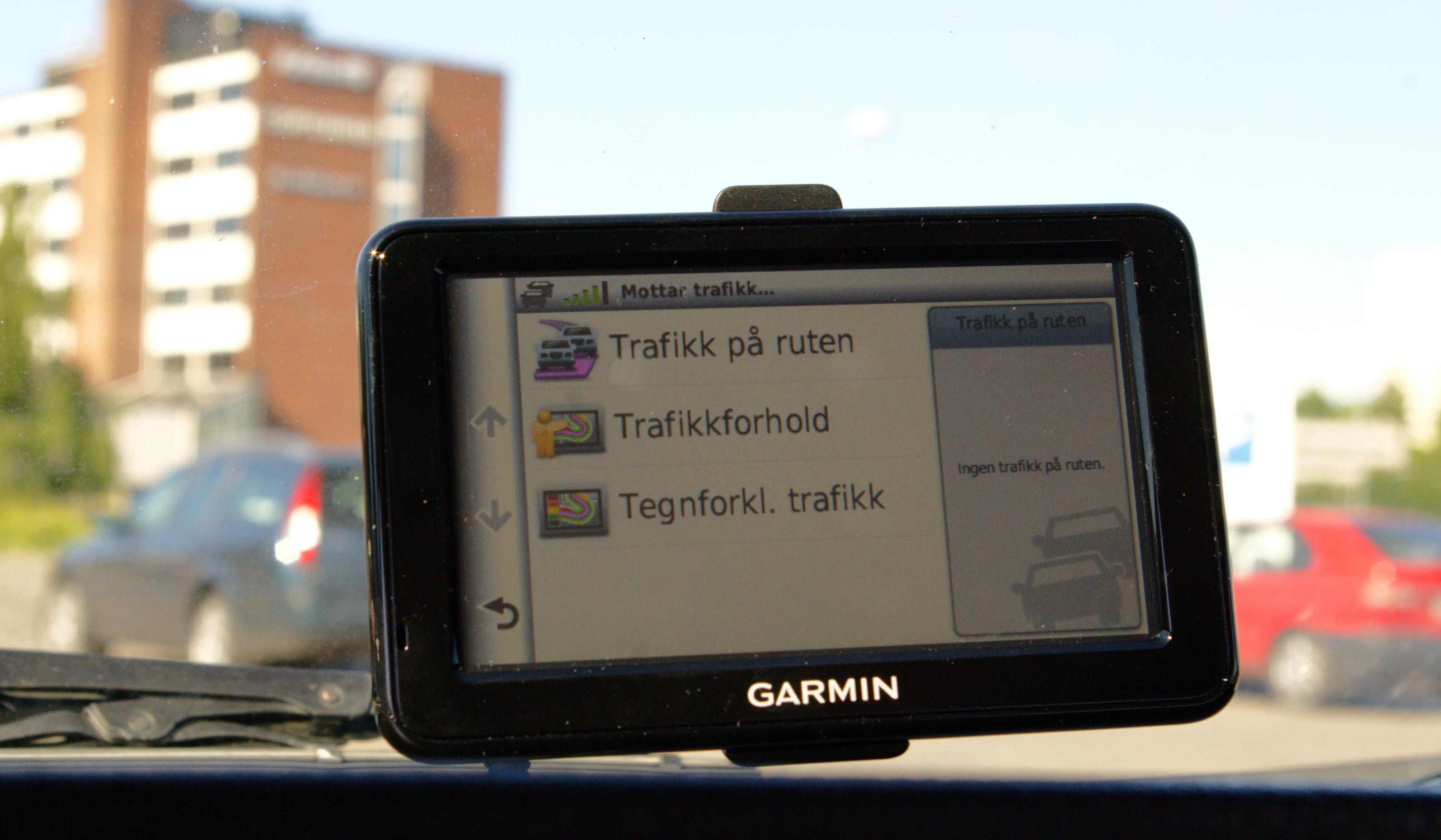 Trafikkinformasjonen kommer fra TMC-systemet.Foto: Einar Eriksen