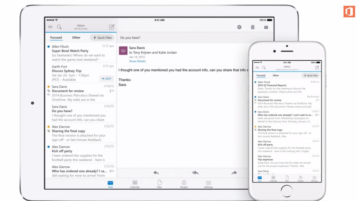 Microsoft lanserer ny Outlook-app til iOS og Android