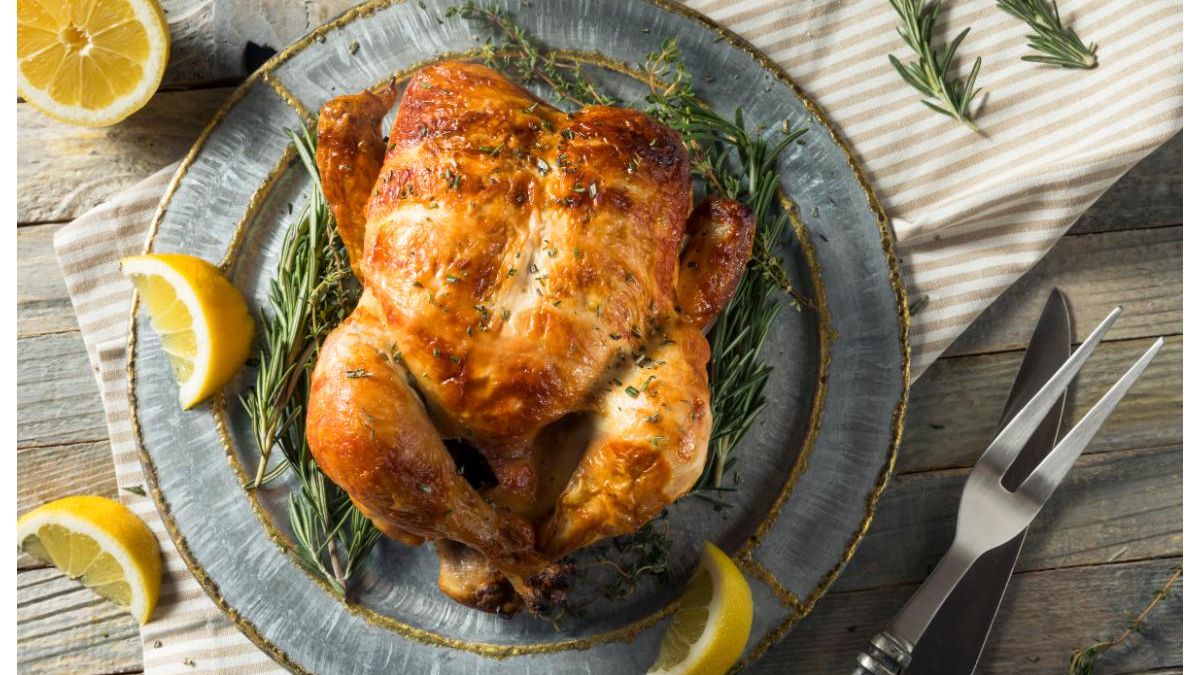 Hel kyckling i ugn – gott och enkelt