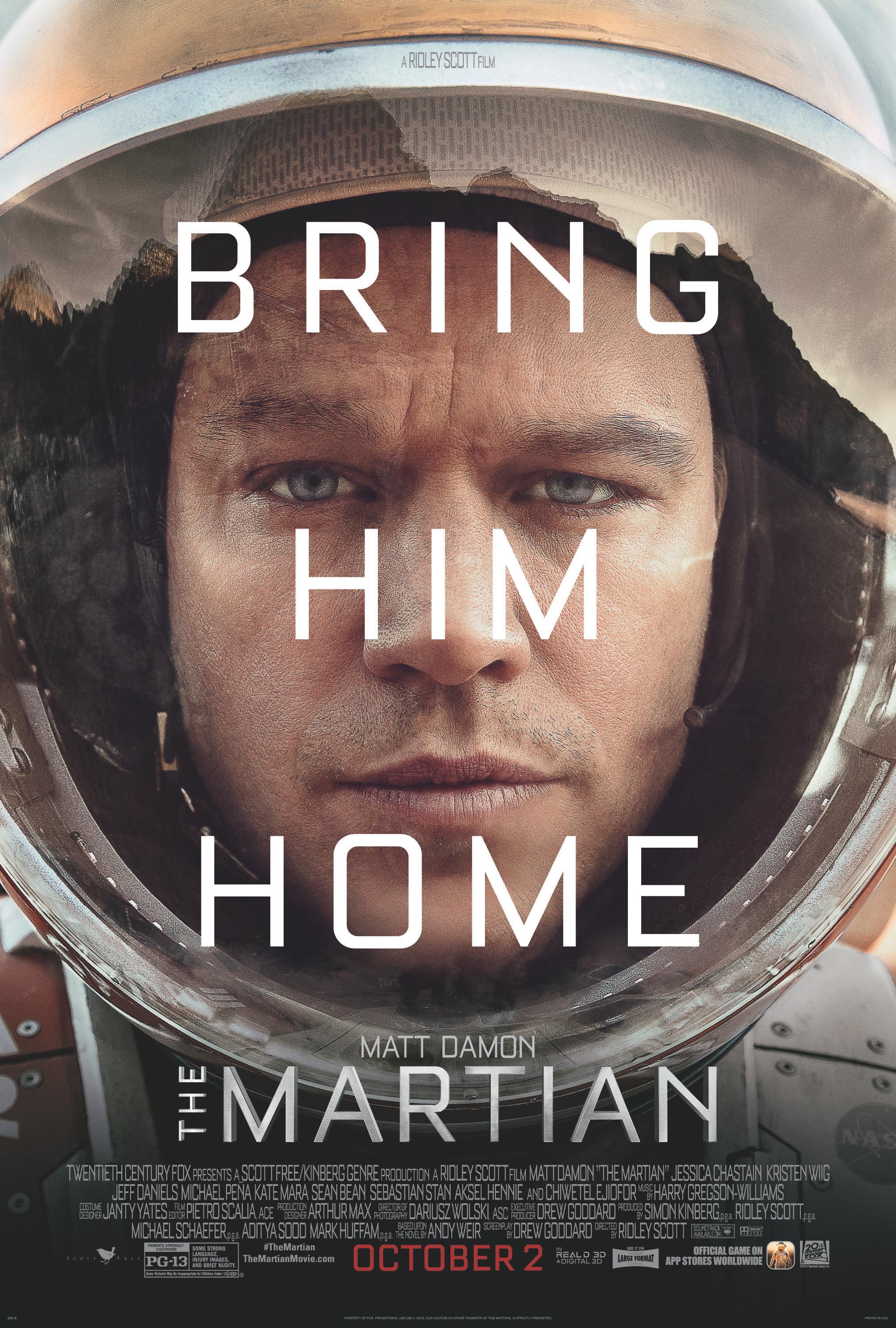 Som The Martian minner oss om – astronautene skal hjem også! Foto: 20th Century Fox