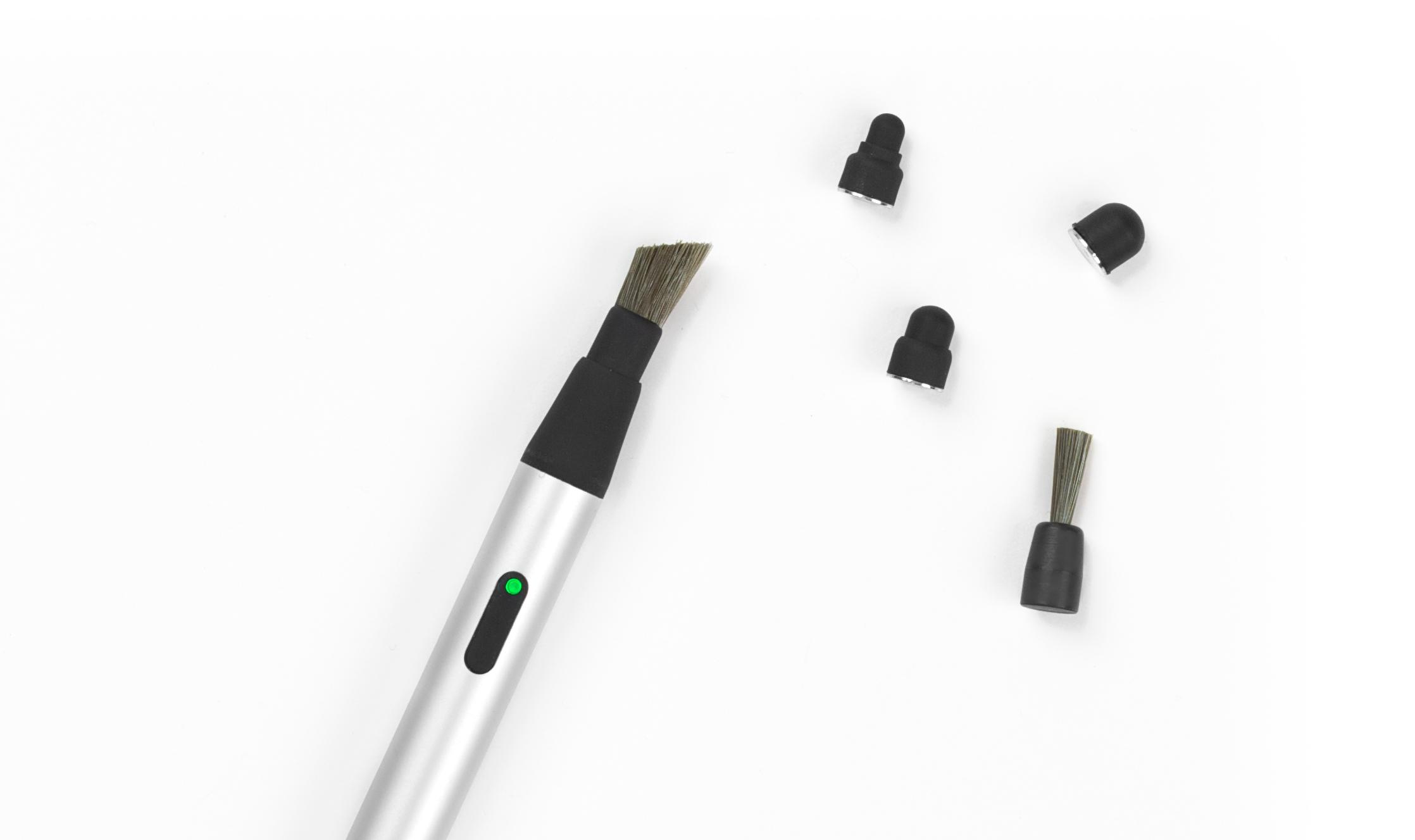 Pogo Connect kan utstyres med en rekke ulike tupper, men ingen av dem er spesielt tynne. Dette er også pennen med dårligst støtte for ulike iPad-modeller.Foto: Ten1Design