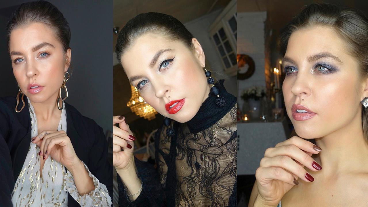 KLASSIKERNE: Make-up-artist Therese Aanonli viser frem tre sminkelooks som passer til ethvert antrekk. Foto: Privat.
