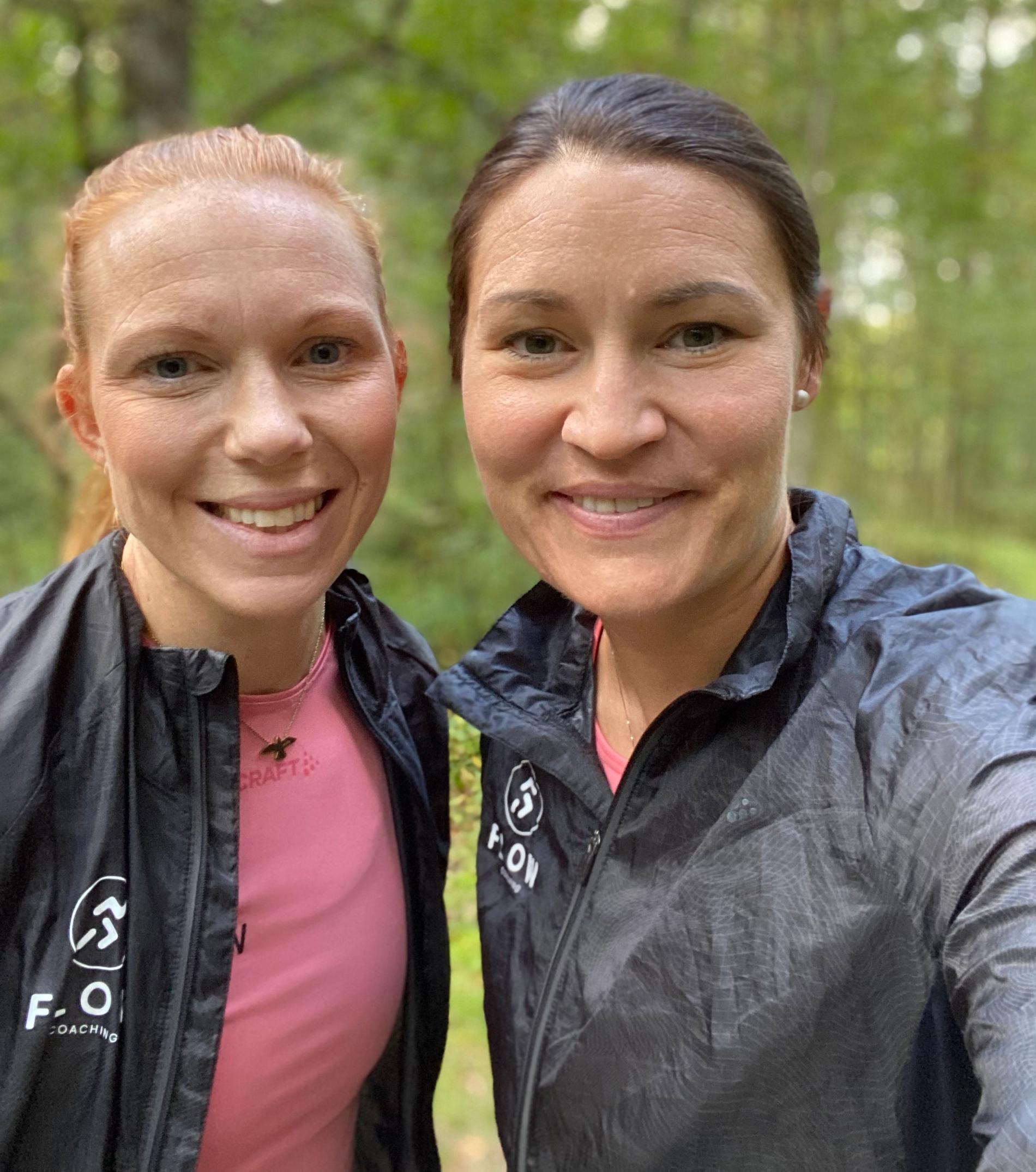 Hanna Gerhardsson och Lisa Nelson driver träningsbolaget Stay in Flow
