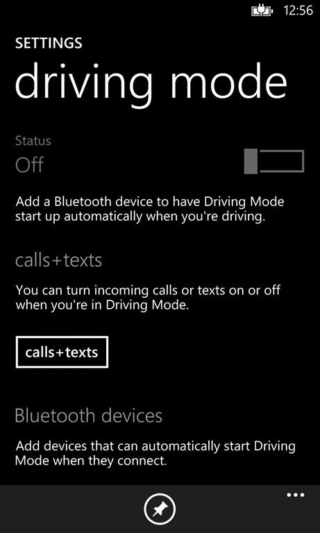 En ny «Driving Mode» vil redusere forstyrrelser fra telefonen når du kjører bil.Foto: Microsoft