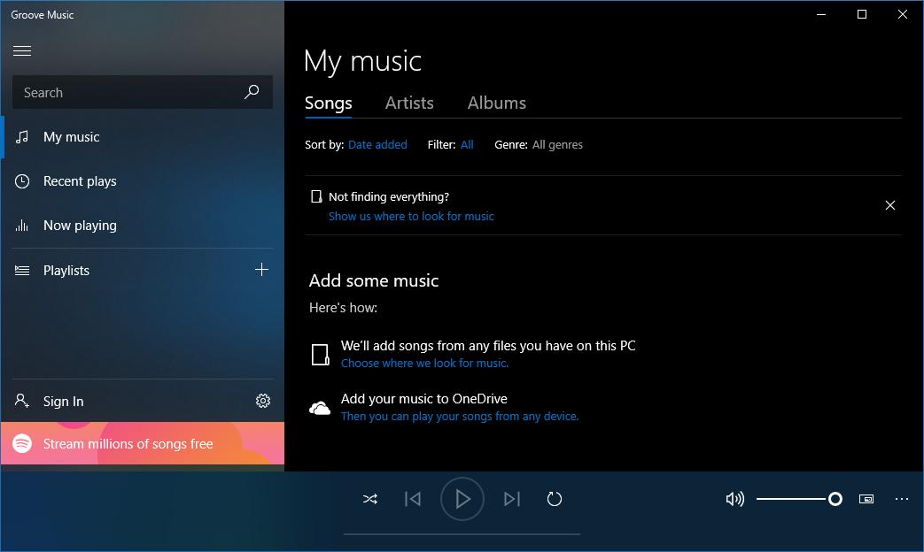 Kanskje bruker du Spotify og Winamp i stedet for Microsofts Groove Musikk? Nå kan du fjerne det.