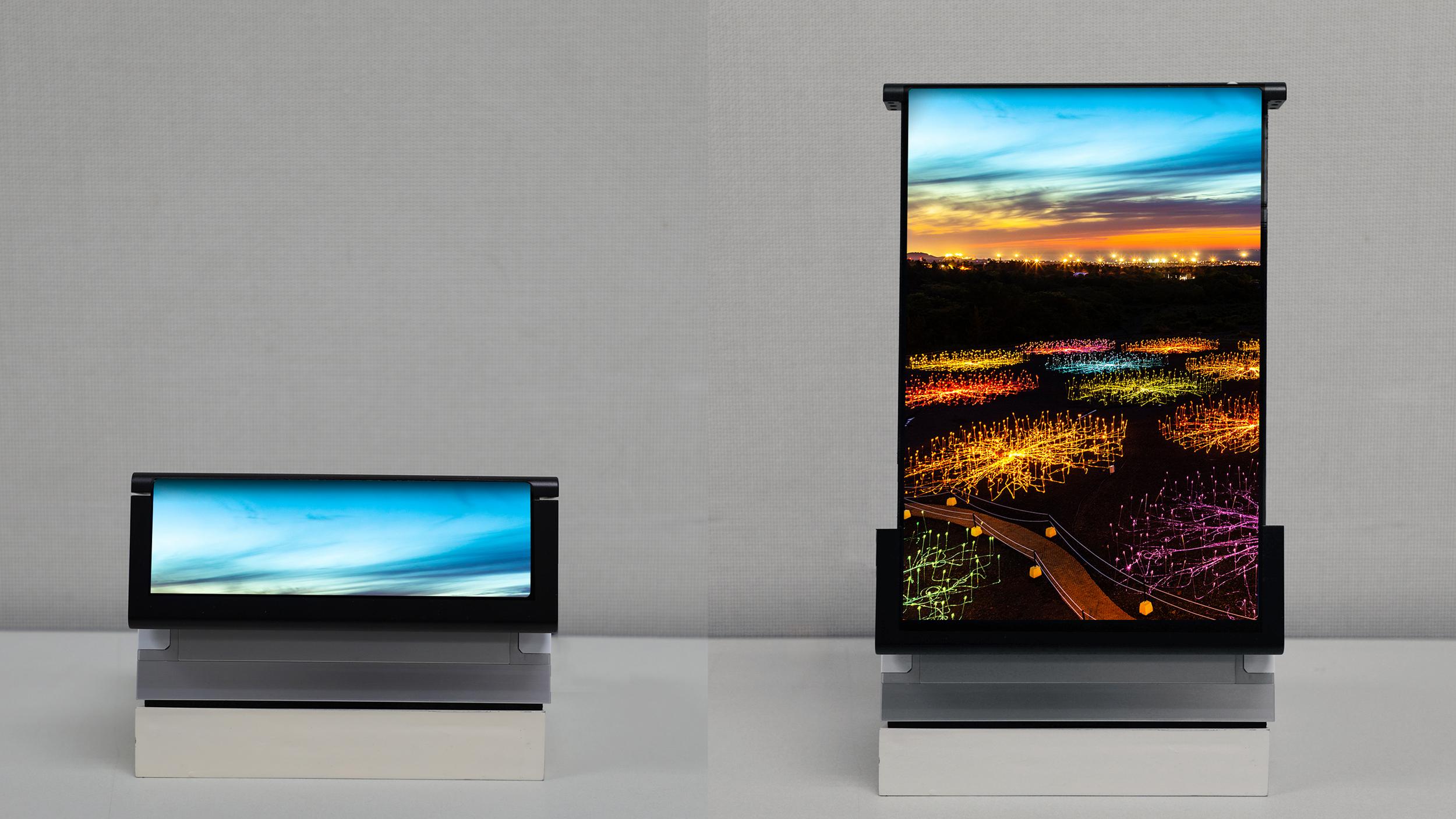 Samsungs nye skjerm skal kunne rulles ut til fem ganger lengden