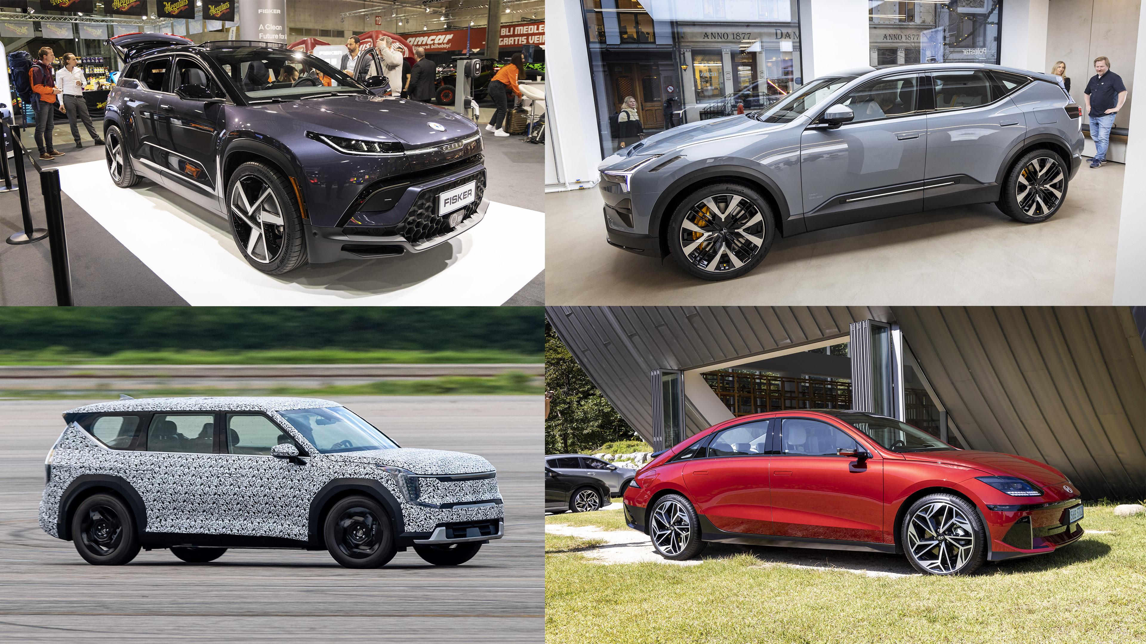 Listen over 2023-elbilene er lang. Her noen av de mest aktuelle. 
