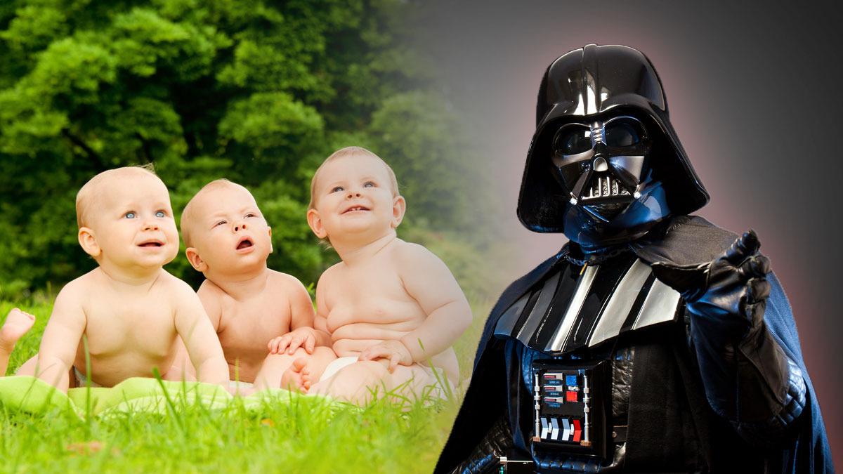 Flere og flere foreldre kaller opp barnet etter Darth Vader