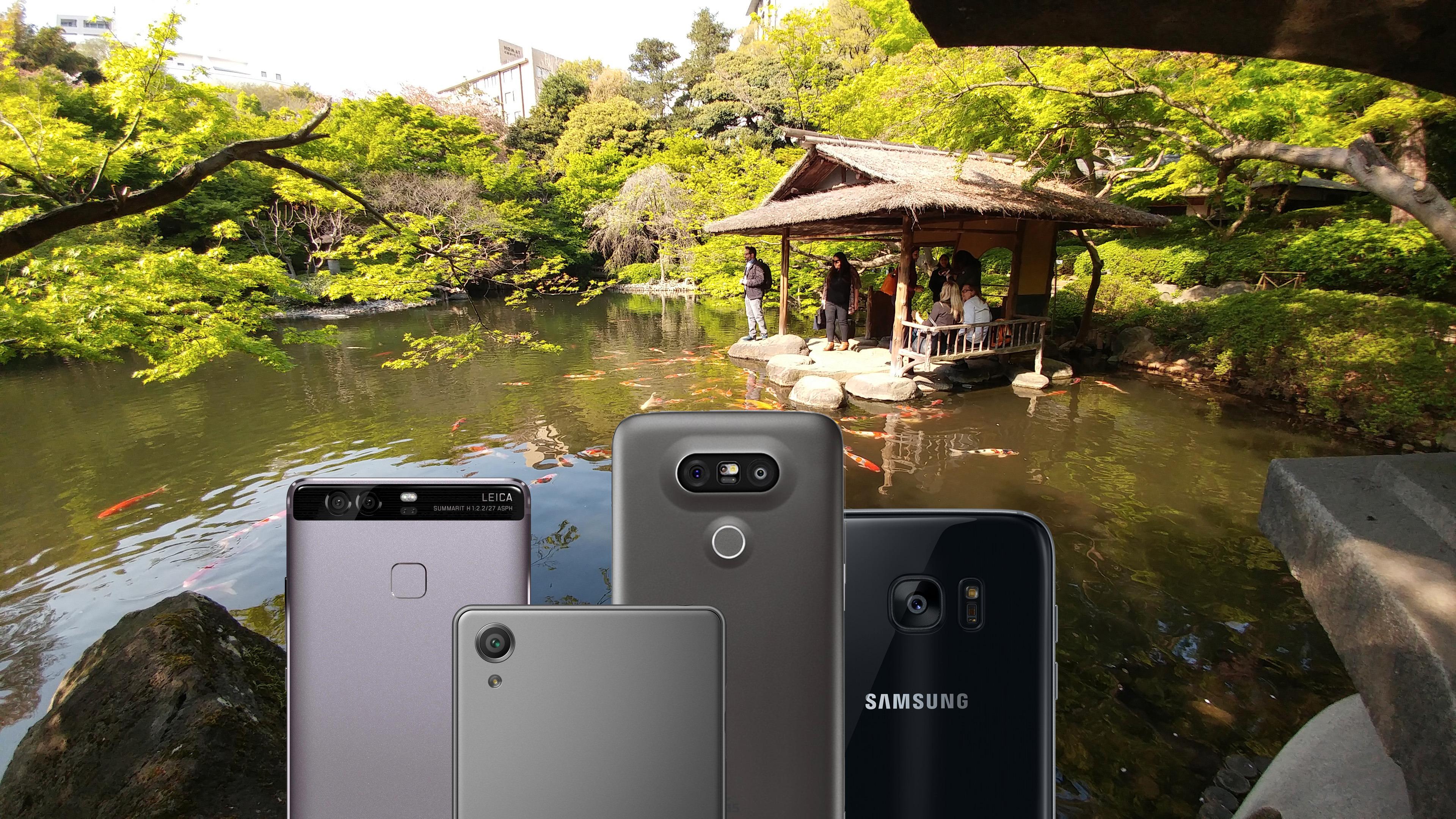 Vi tok med oss de beste mobilkameraene på markedet til en klassisk japansk hage