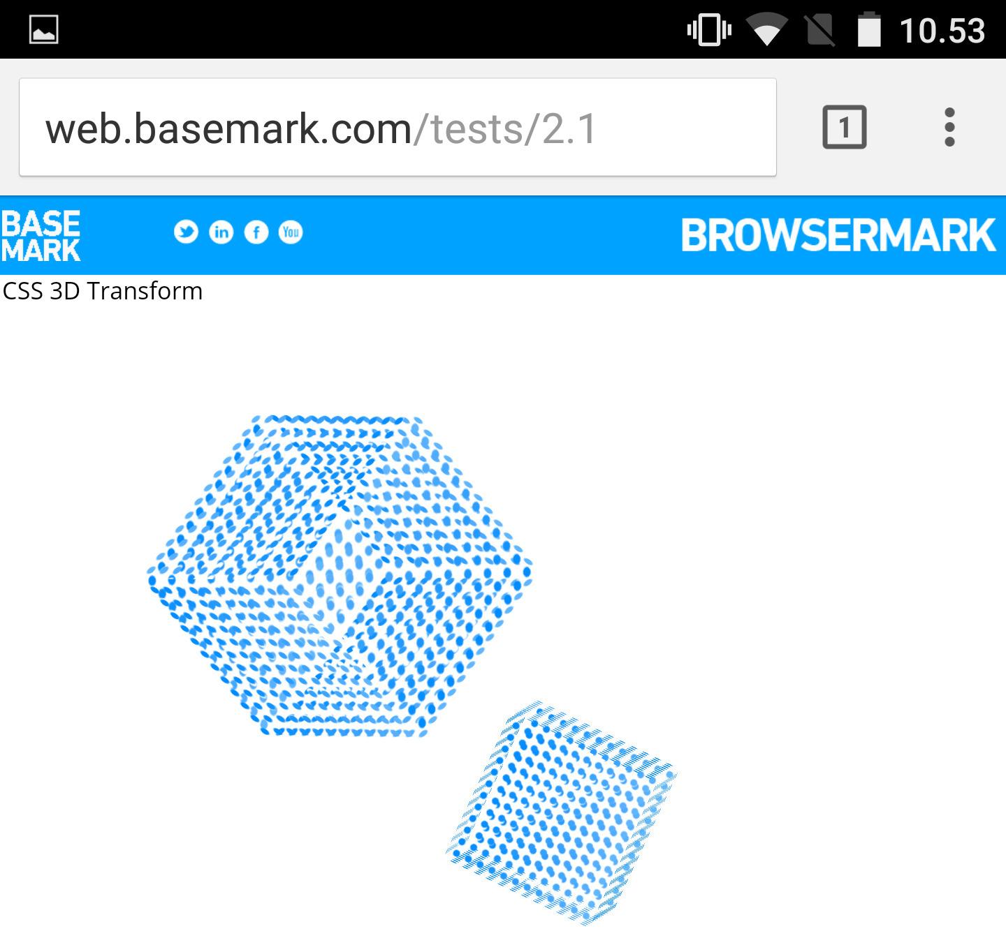 Browsermark måler CSS og HTML5-ytelse samt generell responsivitet i nettleseren.