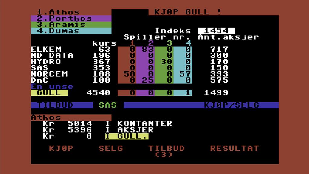 Klassisk Commodore 64-spill i Android-versjon.