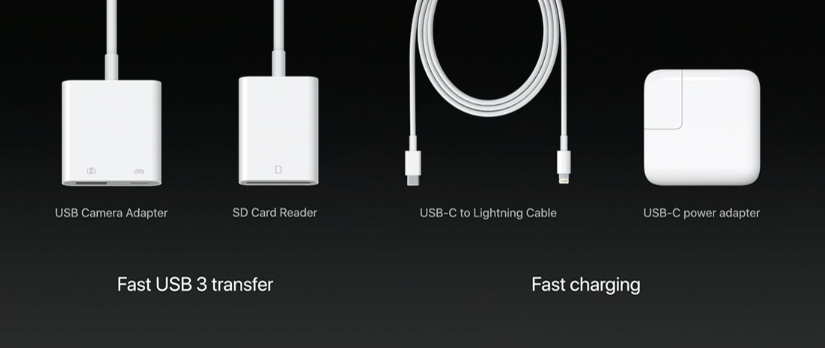 iPad Pro støtter nå USB 3.1-hastigheter via Lightning-til-USB Type-C.