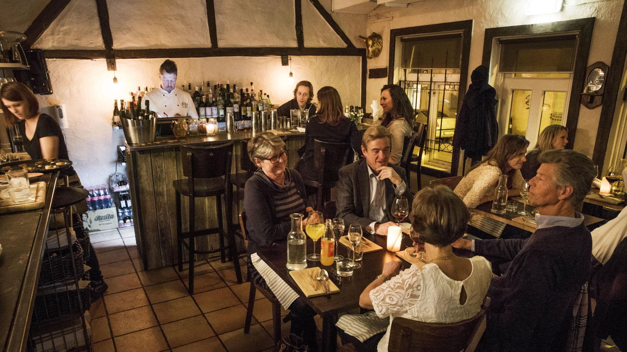 SKIKKELIG RØRE: VGs anmelder mener stemningen hos Fredensborg-restauranten er både upåklagelig og vill. Foto: Frode Hansen/VG
