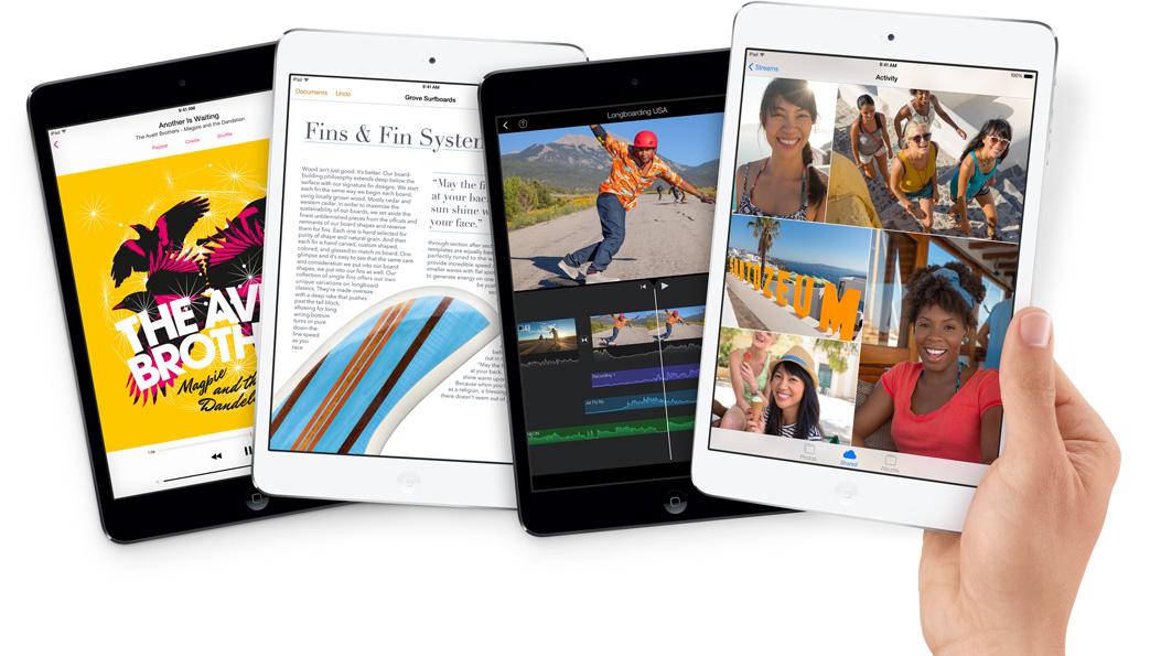 iPad mini med Retina-skjerm.Foto: Apple