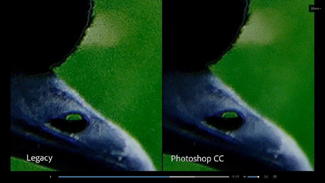 Det nye oppskarpingsverktøyet i Photoshop CC.Foto: Skjermdump: Adobe