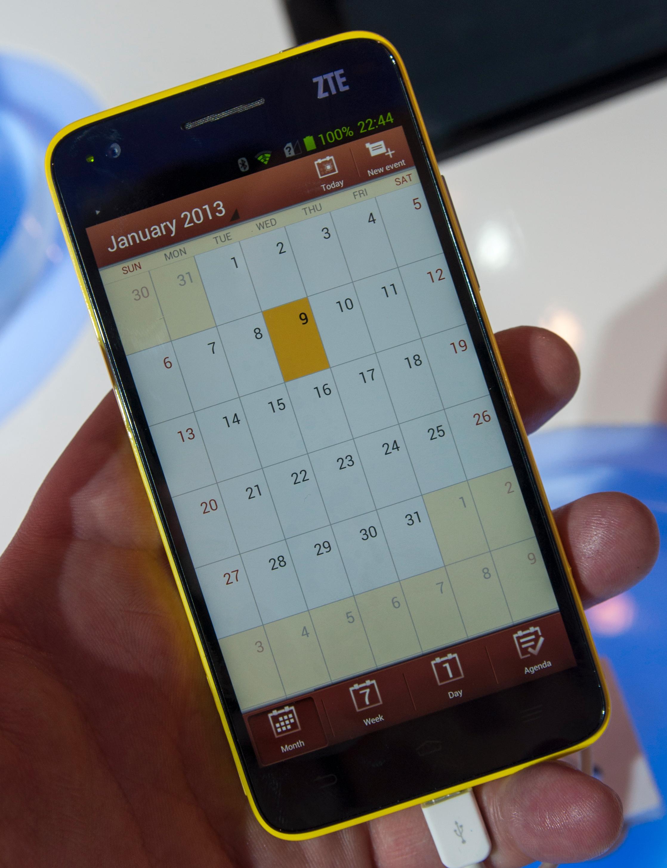 Kalenderen har blitt frisket opp voldsomt i forhold til standardkalenderen i Android.Foto: Finn Jarle Kvalheim, Amobil.no