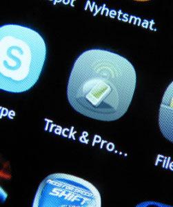 Track & Protect lar deg redde data fra en stjålet mobil.