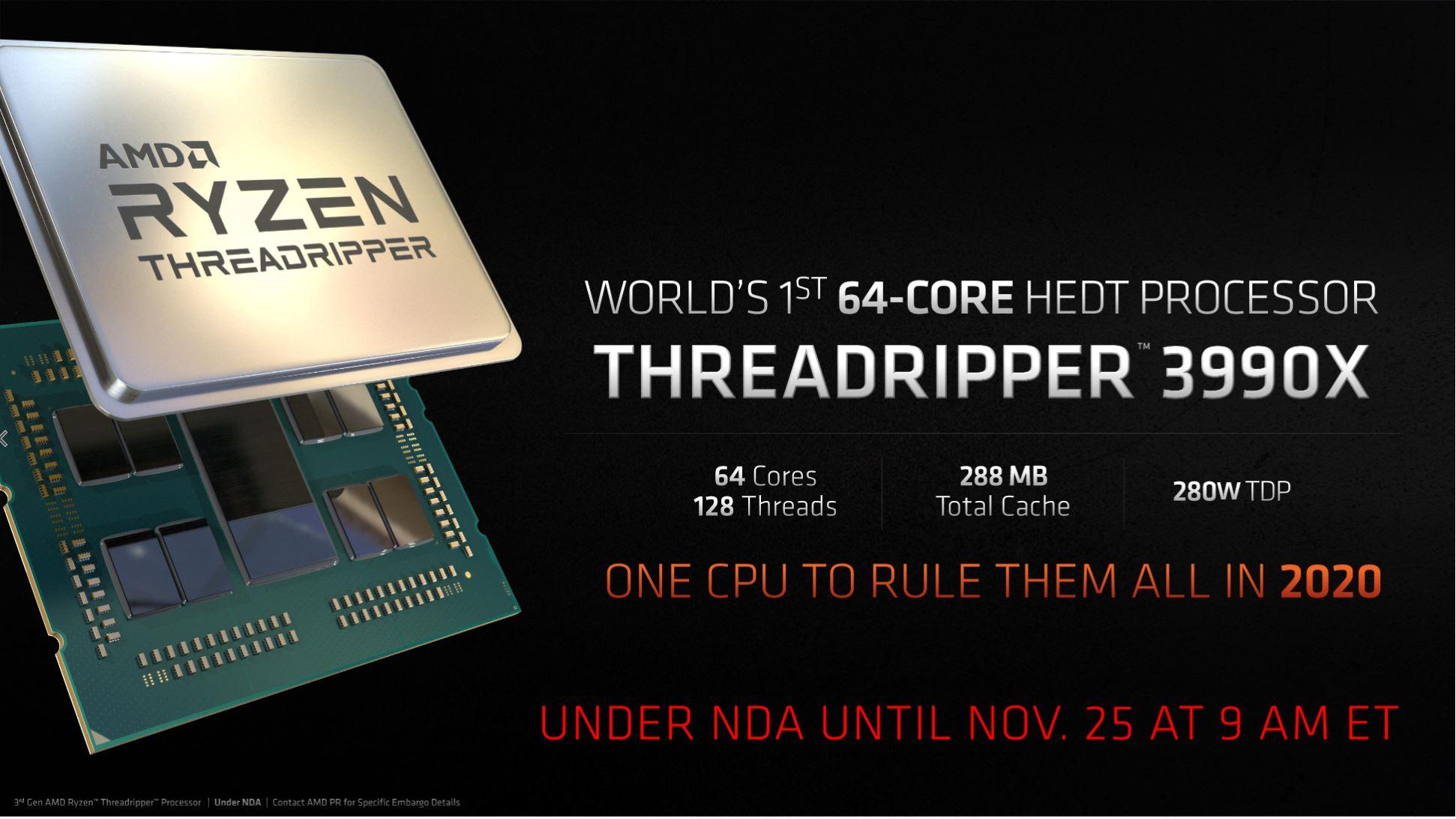 «One CPU to rule them all»... ingen nåde fra AMD. 