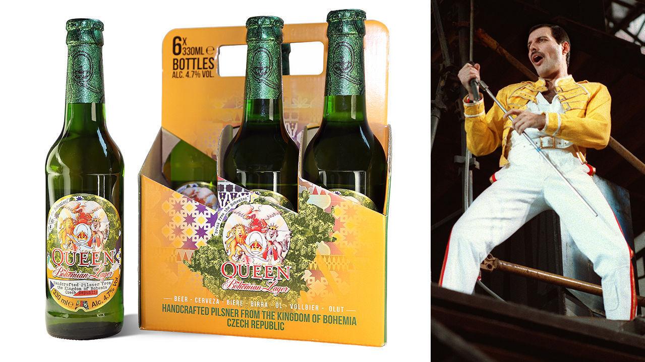 JUBILEUM: Den legendariske rockelåten Bohemian Rhapsody ble utgitt for 40 år siden. Nå kommer ølet som passer til musikken. Foto: StokedPR/Marco Arndt/Ap