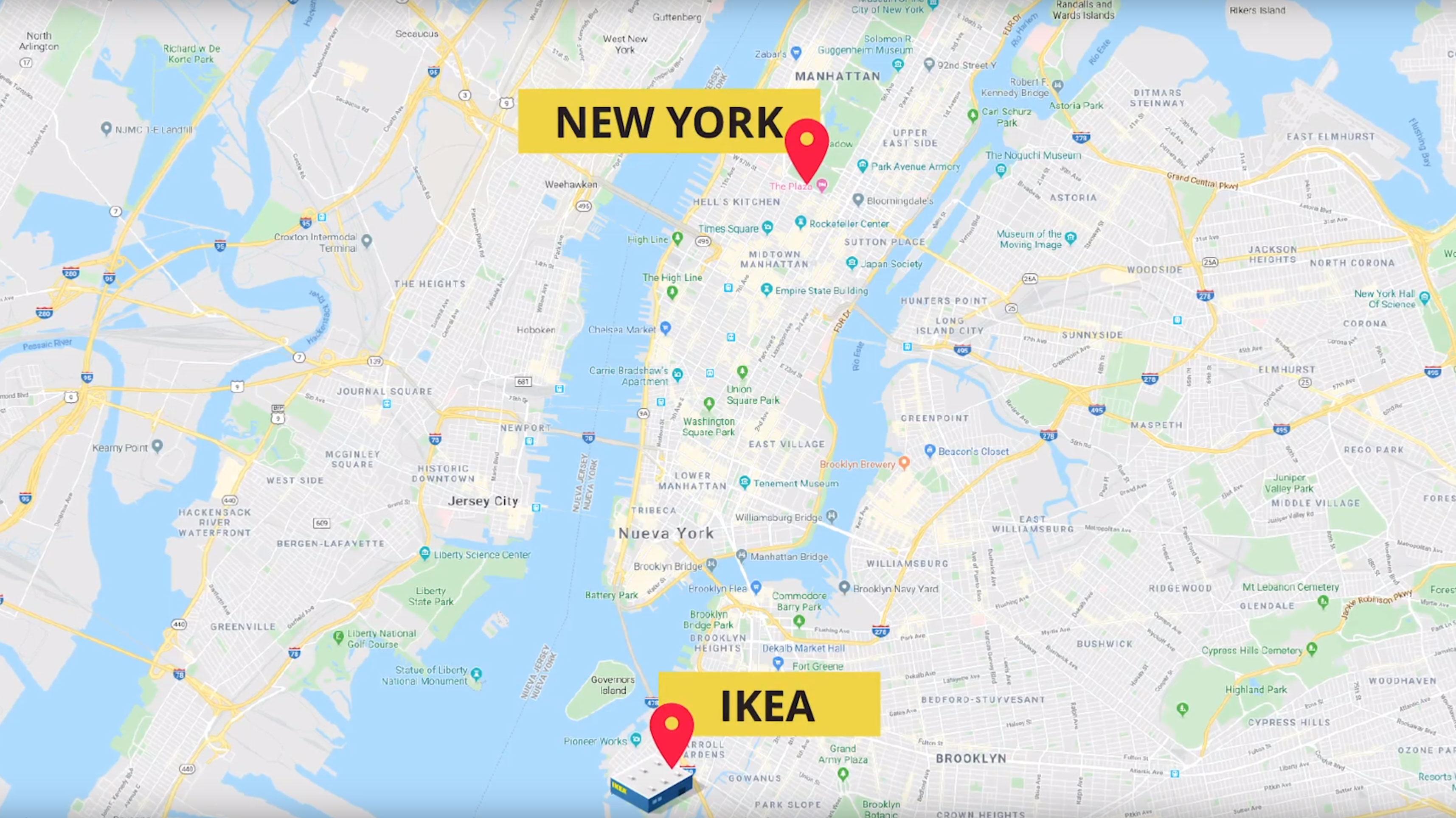 Ikea testet bonusordning med Google Maps