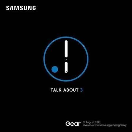 Slik ser Samsungs IFA-invitasjon ut. Her er det tilstrekelig mange hint til at vi regner med det handler om smartklokken Gear S3.