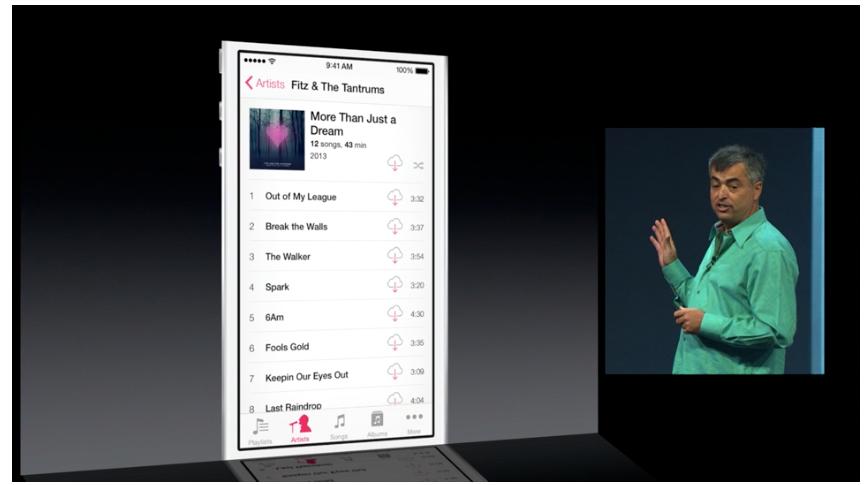 Slik ser nye iTunes ut.Foto: Apple