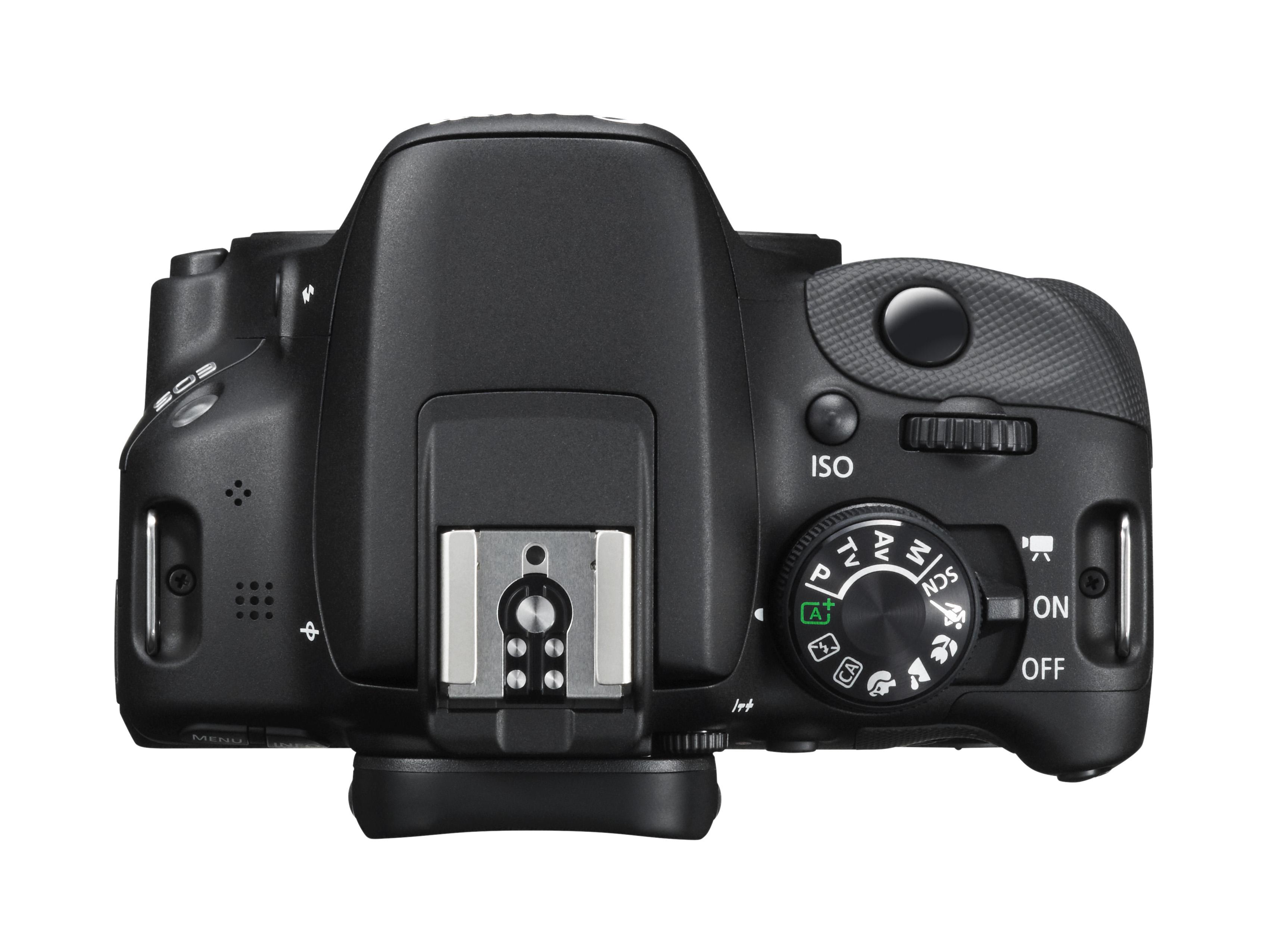 Canon EOS 100D byr ikke på mye å holde i. Foto: Canon