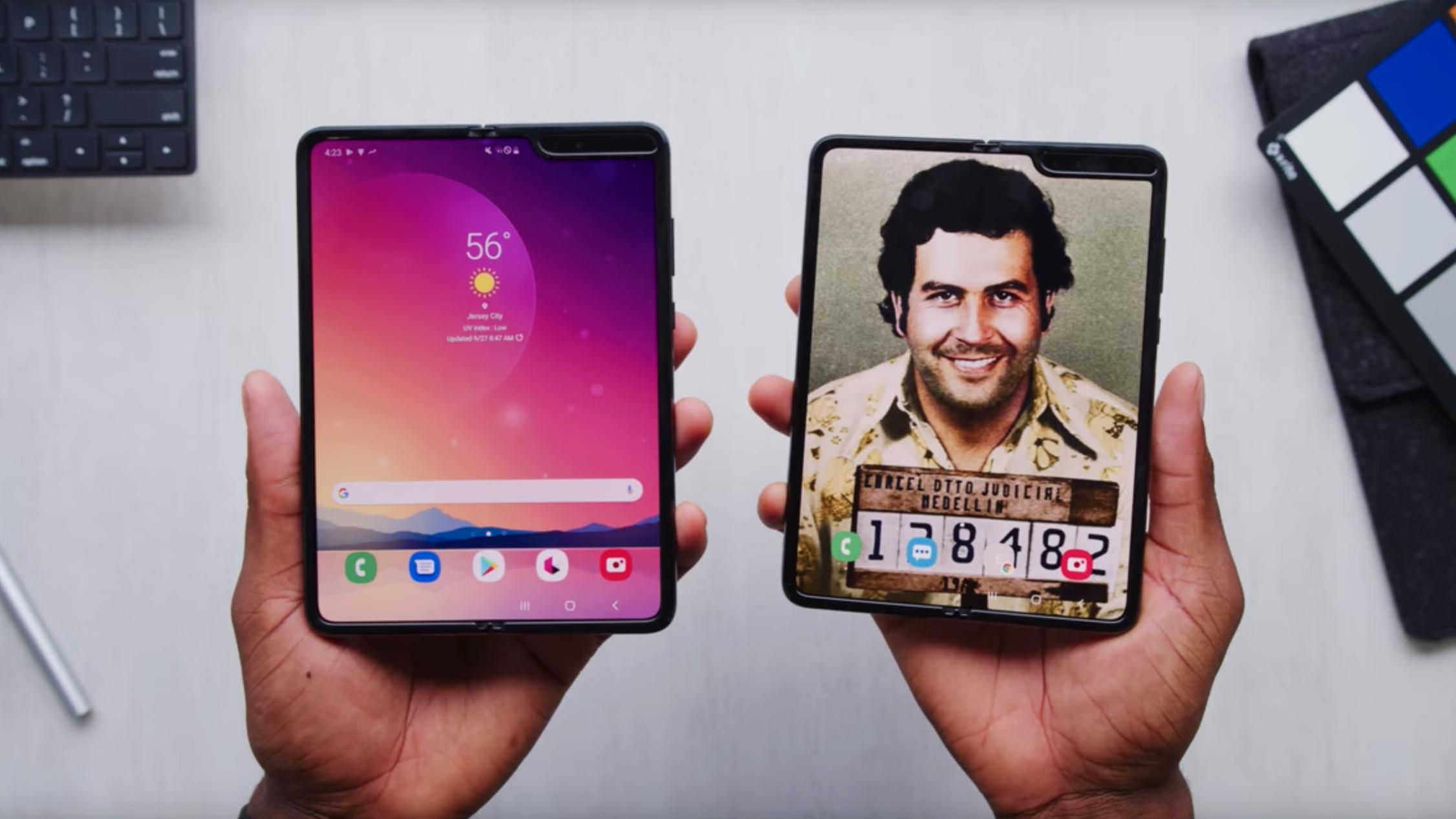 – Escobar-telefonen er en...Samsung Galaxy Fold