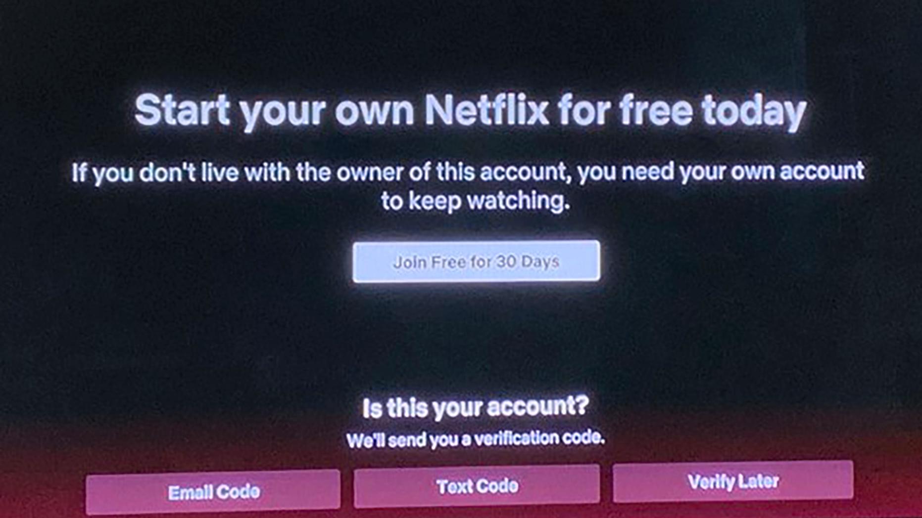 Nå griper Netflix inn mot kontodeling