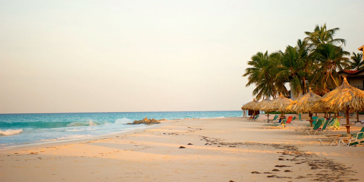 KARIBISK ØYFAVORITT: Aruba er et av Vings drømmereisemål med kritthvite strender, varm vind og vaiende palmer. 