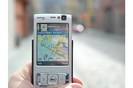 Nokia N95 var et teknologimonster med GPS, og slo godt an.