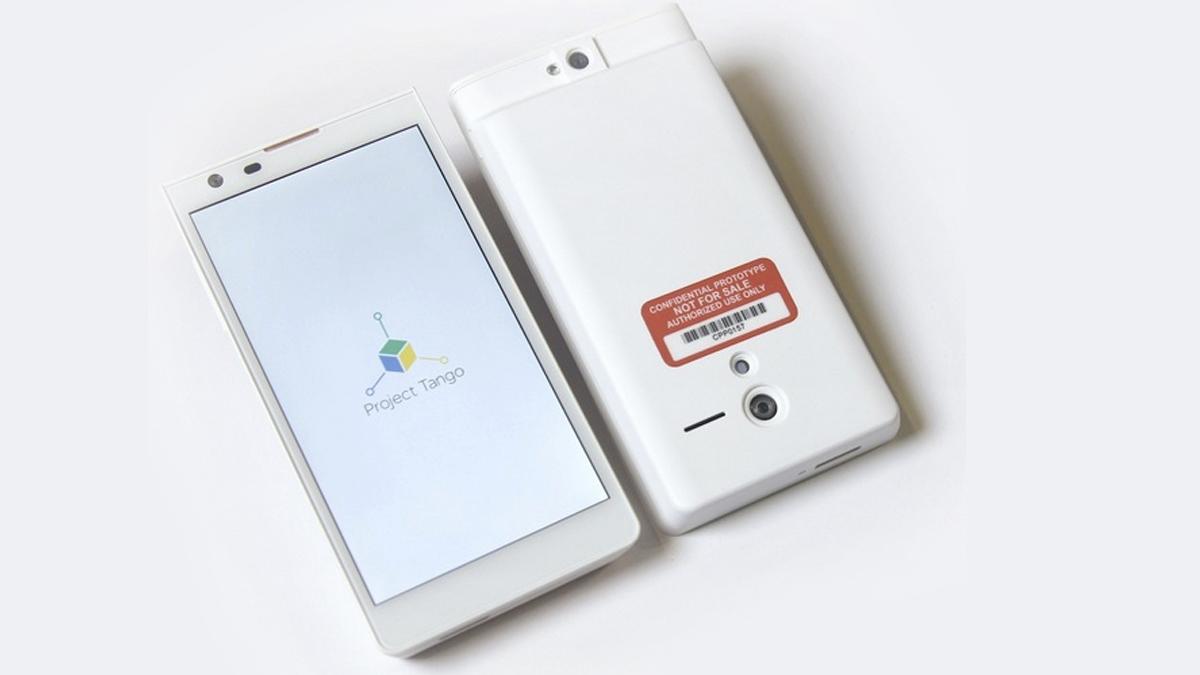 Dette er mobiltelefon-prototypen Google allerede har vist frem. Det er uvisst hvordan det nye nettbrettet ser ut.Foto: Google